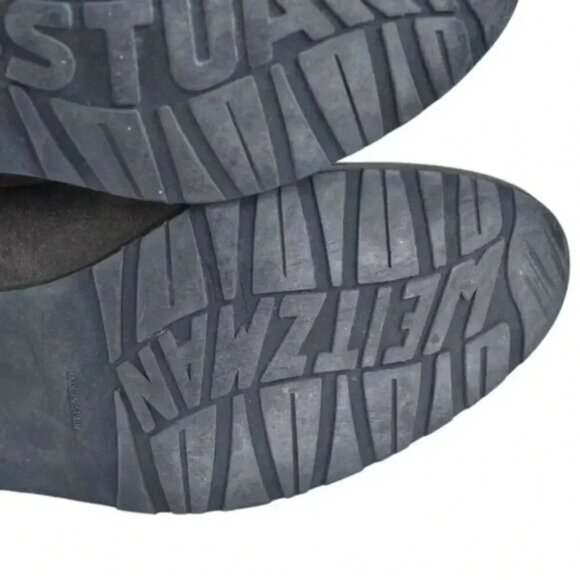 Stuart Weitzman Lowland Over the Knee Boots Suede BrownTie Size 5 - Picture 10 of 12